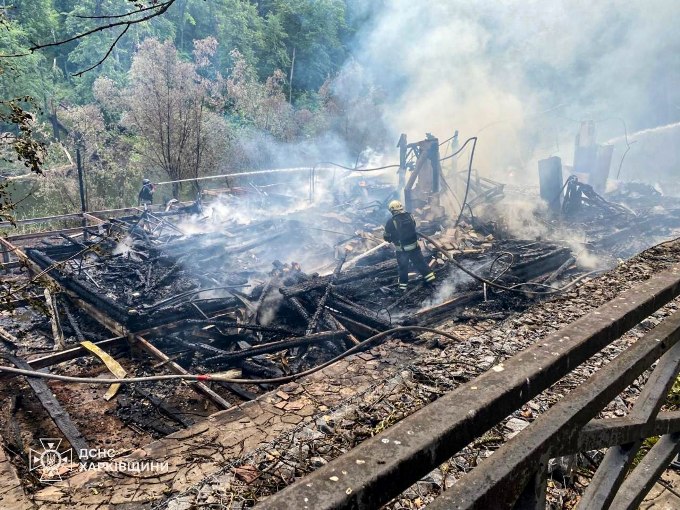 Новини Харкова: дрон знищив будинок на базі відпочинку